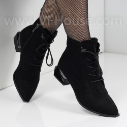 ДАМСКИ БОТИ - 2021-102056100 BLACK VELVET