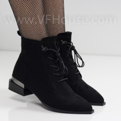 ДАМСКИ БОТИ - 2021-102056100 BLACK VELVET