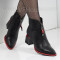 ДАМСКИ БОТИ НА ТОК - 2021-102272352 BLACK RED