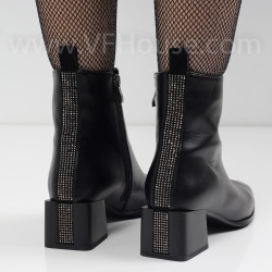 ДАМСКИ БОТИ НА ТОК - 2021-1020937182 BLACK PU