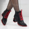 ДАМСКИ БОТИ НА ТОК - 2021-102272344 BLACK PU