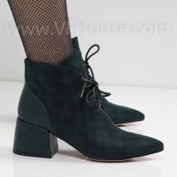 ДАМСКИ БОТИ НА ТОК - 2021-102066823 GREEN