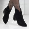 ДАМСКИ БОТИ НА ТОК - 2021-102425510 BLACK VELVET