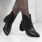 ДАМСКИ БОТИ НА ТОК - 2021-102425510 BLACK PU