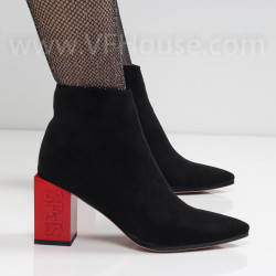 ДАМСКИ БОТИ НА ТОК - 2021-102244563 BLAC RED