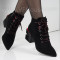 ДАМСКИ БОТИ НА ТОК - 2021-102286377 BLACK RED