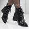 ДАМСКИ БОТИ НА ТОК - 2021-1020491542 BLACK PU