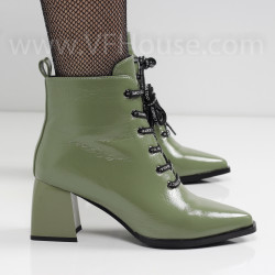 ДАМСКИ БОТИ НА ТОК - 2021-1020491542 GREEN
