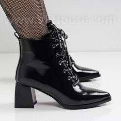ДАМСКИ БОТИ НА ТОК - 2021-1020491542 BLACK LAK