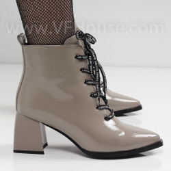 ДАМСКИ БОТИ НА ТОК - 2021-1020491542 GREY