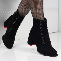 ДАМСКИ БОТИ НА ТОК - 2021-1011076022 BLACK