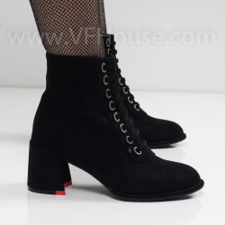 ДАМСКИ БОТИ НА ТОК - 2021-1011076022 BLACK