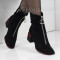 ДАМСКИ БОТИ НА ТОК - 2021-102142352 BLACK RED