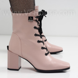ДАМСКИ БОТИ НА ТОК - 2021-102202849 PINK
