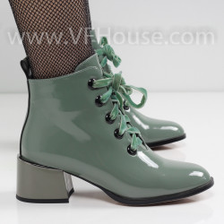 ДАМСКИ БОТИ НА ТОК - 2021-102169390 GREEN
