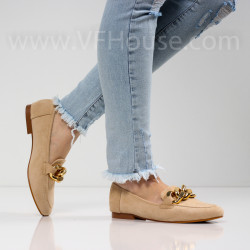 ДАМСКИ МОКАСИНИ - 0903-2326211801 BEIGE