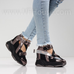 ДАМСКИ КЕЦОВЕ НА ПЛАТФОРМА - 0903-3441212702 BLACK