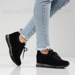 ДАМСКИ КЕЦОВЕ НА ПЛАТФОРМА - 0903-0568211904 BLACK
