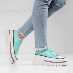 ДАМСКИ КЕЦОВЕ НА ПЛАТФОРМА - 0903-65241212305 GREEN