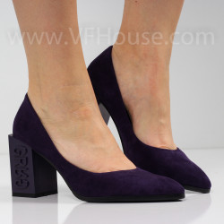 ДАМСКИ ОБУВКИ НА ТОК - 1403-791213201 PURPLE