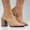 ДАМСКИ ОБУВКИ НА ТОК - 1403-791213201 BEIGE