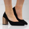 ДАМСКИ ОБУВКИ НА ТОК - 1403-791213201 BLACK/BEIGE