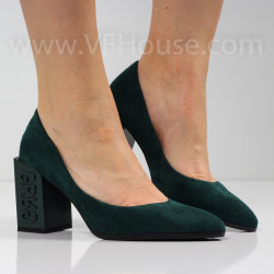 ДАМСКИ ОБУВКИ НА ТОК - 1403-791213201 GREEN