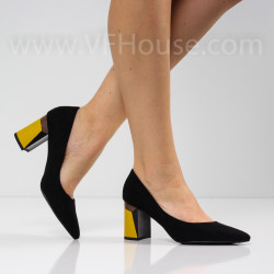 ДАМСКИ ОБУВКИ НА ТОК - 1403-619213202 BLACK
