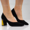 ДАМСКИ ОБУВКИ НА ТОК - 1403-619213202 BLACK