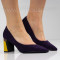 ДАМСКИ ОБУВКИ НА ТОК - 1403-619213202 PURPLE