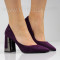 ДАМСКИ ОБУВКИ НА ТОК - 1403-166213203 PURPLE