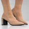 ДАМСКИ ОБУВКИ НА ТОК - 1403-89213204 BEIGE