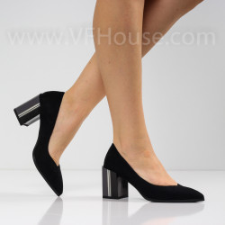 ДАМСКИ ОБУВКИ НА ТОК - 1403-89213204 BLACK