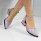 ДАМСКИ ОБУВКИ НА ТОК - 1403-5026213108 LT.PURPLE-PU