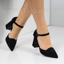 ДАМСКИ ОБУВКИ НА ТОК - 1403-81213109 BLACK