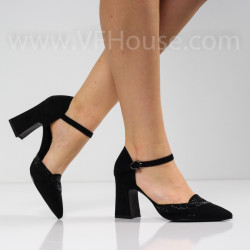 ДАМСКИ ОБУВКИ НА ТОК - 1403-81213109 BLACK