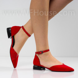 ДАМСКИ ОБУВКИ НА ТОК - 1403-800213011 RED