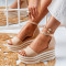 ДАМСКИ САНДАЛИ НА ПЛАТФОРМА - 2004-311212705 BEIGE