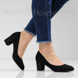 ДАМСКИ ОБУВКИ НА ТОК - 3103-3181211514 BLACK