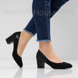 ДАМСКИ ОБУВКИ НА ТОК - 3103-3182211515 BLACK