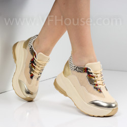 ДАМСКИ МАРАТОНКИ - 1404-0130211811 BEIGE