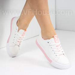 ДАМСКИ КЕЦОВЕ - 1505-2189211005 WHITE/PINK