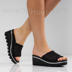 ДАМСКИ ЧЕХЛИ НА ПЛАТФОРМА - 3005-01211402 BLACK