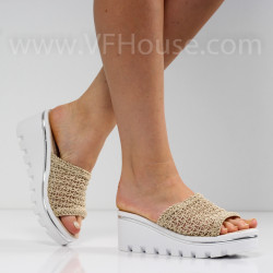 ДАМСКИ ЧЕХЛИ НА ПЛАТФОРМА - 3005-01211402 BEIGE