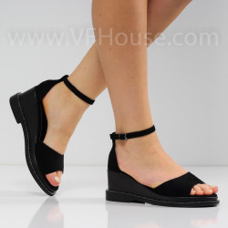 ДАМСКИ САНДАЛИ НА ПЛАТФОРМА - 3005-13212204 BLACK