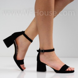 ДАМСКИ САНДАЛИ НА ТОК - 3005-13211517 BLACK
