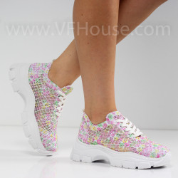 ДАМСКИ МАРАТОНКИ - 3005-17212022 WHITE/PINK
