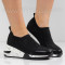 ДАМСКИ КЕЦОВЕ НА ПЛАТФОРМА - 0206-1463211513 BLACK