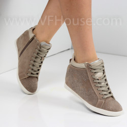 ДАМСКИ КЕЦОВЕ НА ПЛАТФОРМА - 0206-6401211017 BEIGE