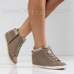 ДАМСКИ КЕЦОВЕ НА ПЛАТФОРМА - 0206-6401211017 BEIGE